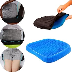 Almofada Ortopédica Egg Assento Em Silicone Home Office