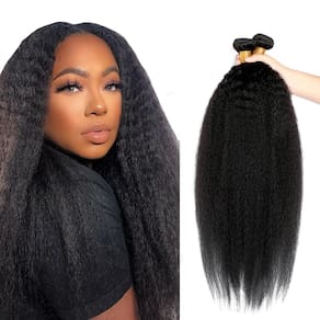 Pacotes de cabelo DiexRlamx Yaki Straight #1B 30 35 40cm 8A
