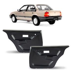 Forro De Porta Traseira Monza 91-97 4 Portas Moldado Preto