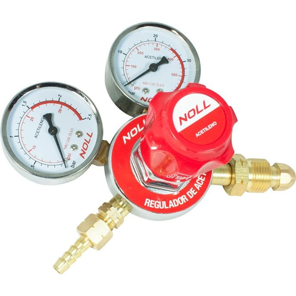 Regulador de Pressão para Acetileno - Noll