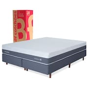 Cama Box Casal Premium BF Ice Espuma NASA 138x188cm BF Colchões