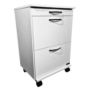 Mesinha em Mdf Branco - 2 Gavetas C/ Rodízios