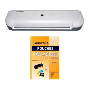 Kit Plastificadora Laminadora 220v E Polaseal A4 0,05 100und