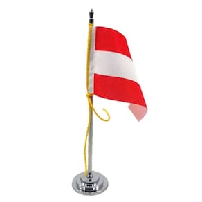Mini Bandeira De Mesa áustria 15 Cm Poliéster