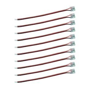 Kit 10 Emendas Conector De Saída Astraled Para Fita De Led 8mm Em-031