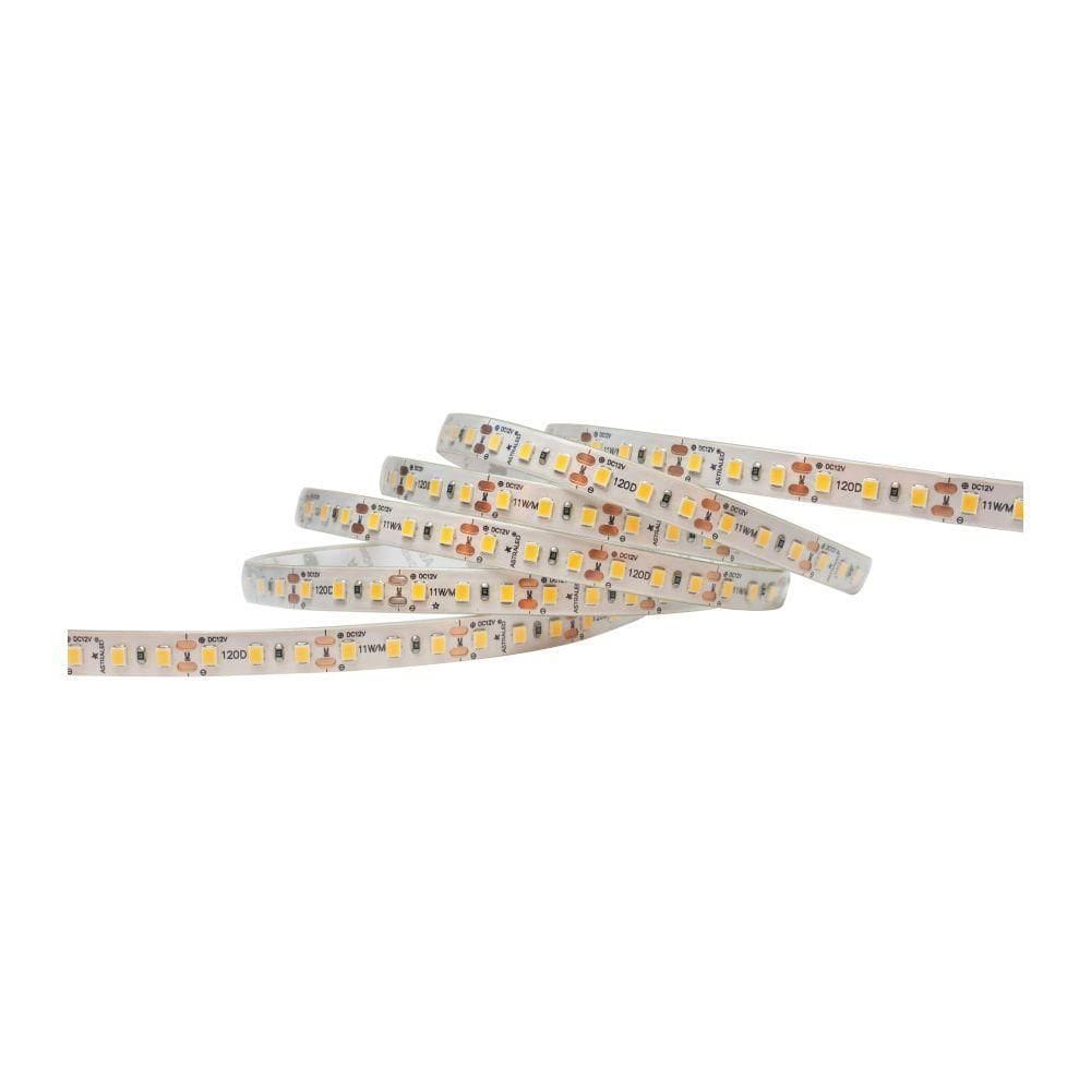 Fita De Led Astraled Com 5 Metros Ip65 11w 12v 3000k Luz Amarela Ft-5994