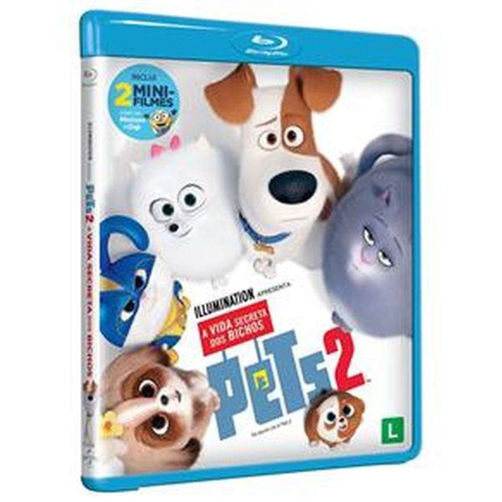 Blu-Ray Pets A Vida Secreta Dos Bichos 2