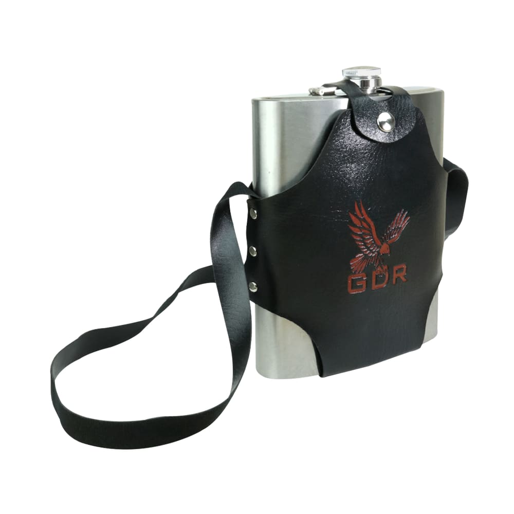 Cantil Inox Capa Couro Sintético Alça Estampada Fenix 1350ml