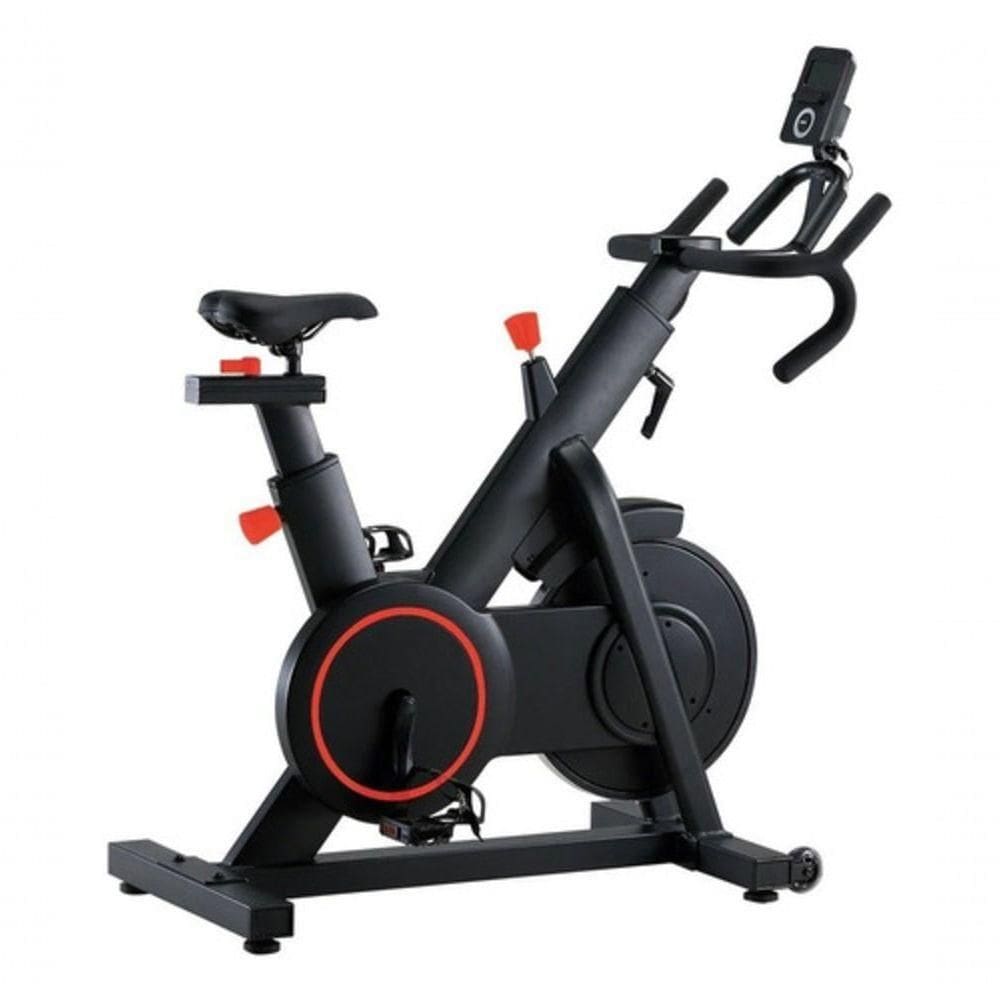 Bike Ergométrica Roda De Inércia De 4kg + Monitor Cardiacocarga Máx 100kg Preto
