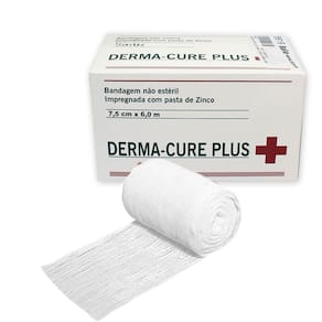 Curativo Bota De Unna Derma Cure 7,5Cm X 6M Óxido De Zinco