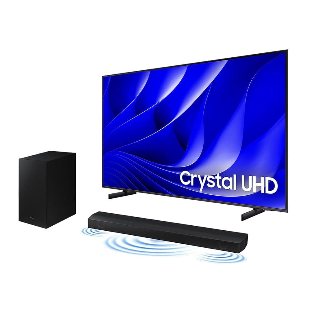 Smart TV 55" Crystal UHD 4K 55DU8000 2024 + Soundbar HW-B550/ZD