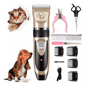 Maquininha Para Tosar Cachorro Gato Pet Sem Fio Recarregável