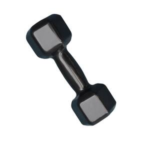 Halter Sextavado Emborrachado 9Kg Academia Treino Musculação