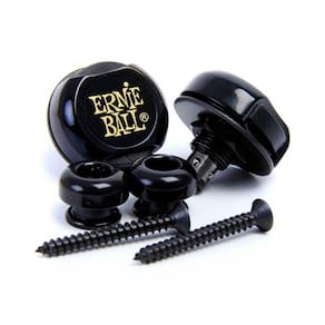 Strap Lock Trava Para Correias Ernie Ball 4601 Preto Par