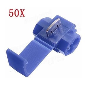 50Un Conector Elétrico Derivação Emenda Fios 1,5 A 2,5Mm