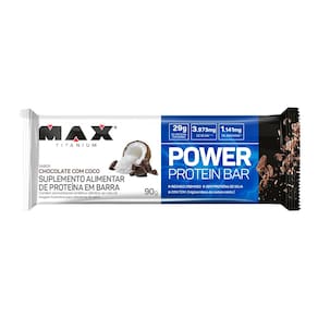 Power Protein Bar Max Titanium (90g) Chocolate c/ Coco