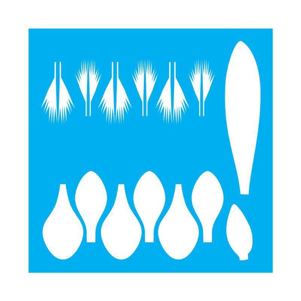 Stencil Tamako Floral - 30X30Cm - Ref 9683