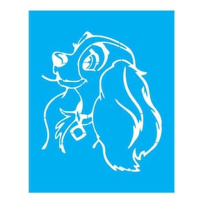 Stencil Tamako Cachorro - 20X25Cm - Ref B874