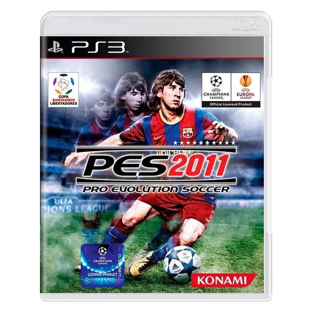 Jogo Pro Evolution Soccer 2011 Pes 2011 Novo Ps3 Mídia