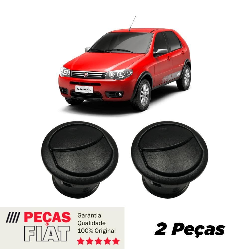 Kit 2 Difusor Ar Central Lateral Palio Economy Fire Way Fiat