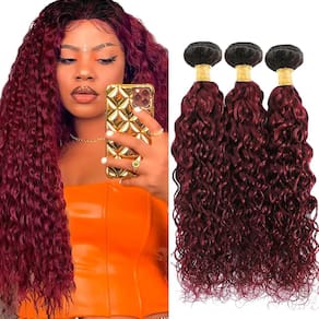 Pacotes de cabelo DiexRlamx 1B99J Water Wave Peruvian Virgin Hair