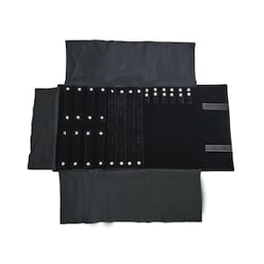 Estojo de joias de viagem Roll Bag Organizer SCIKHEFT Velvet