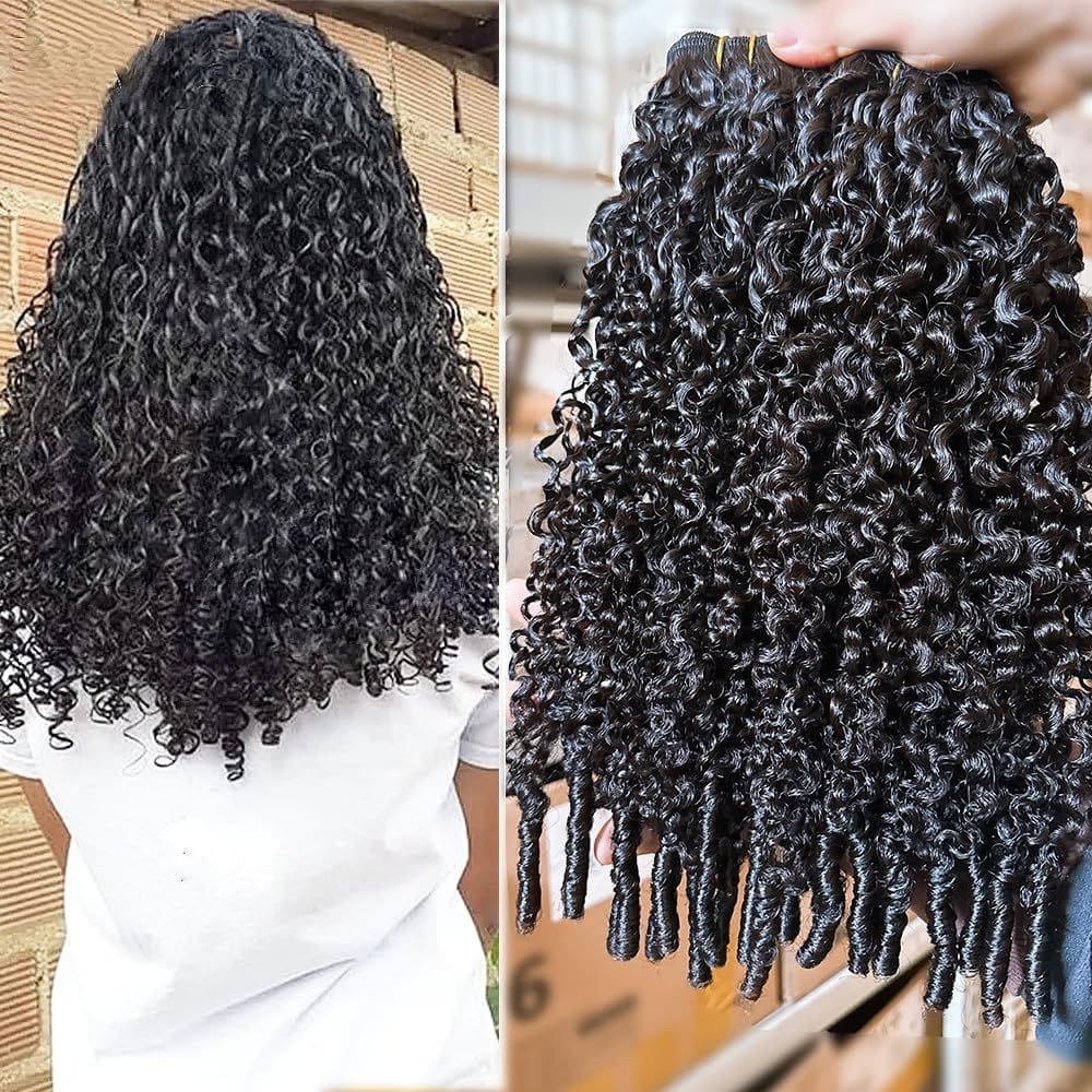 Extensões de cabelo zikria Burmese Curly Clip em 3C4A 120g 14