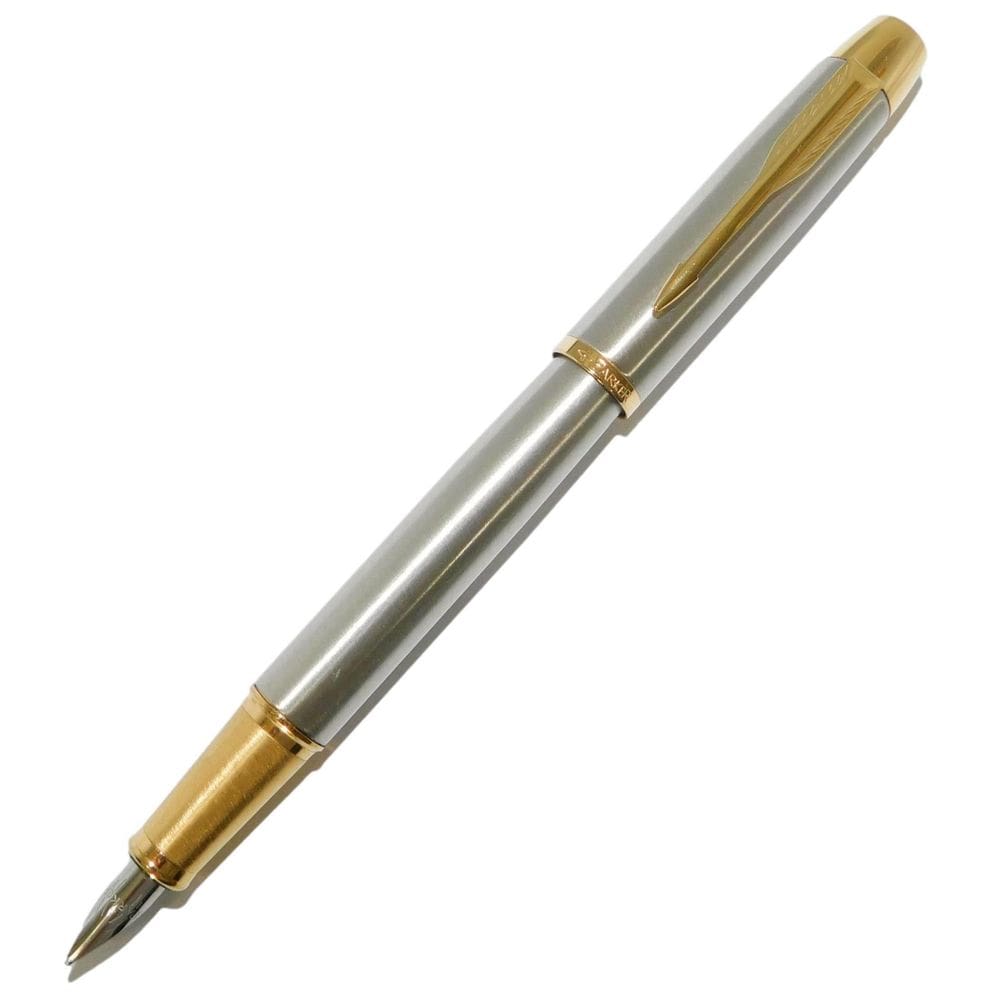 Caneta Tinteiro Parker Im Aço Inox Gt