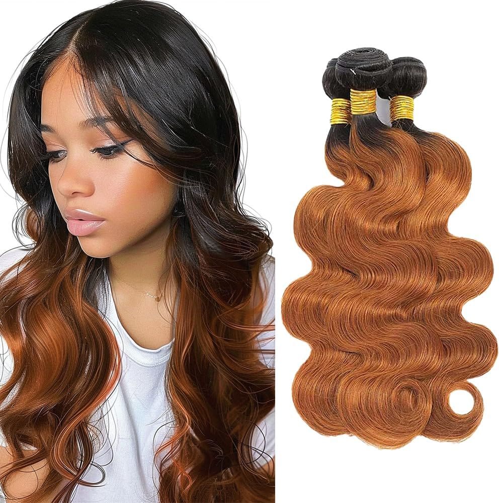 Extensão de cabelo Biliisyff 1B/30 Body Wave 35-45cm Brown