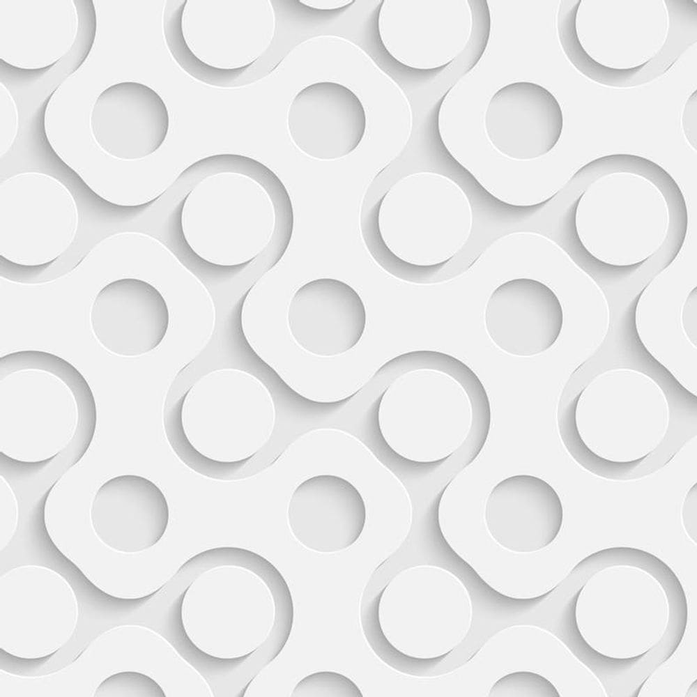 Papel Parede 3D Circulos Junçoes Adesivo Lavavel Sala Quarto