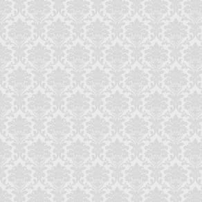 Papel De Parede Arabesco Fundo Cinza Adesivo Quarto Sala