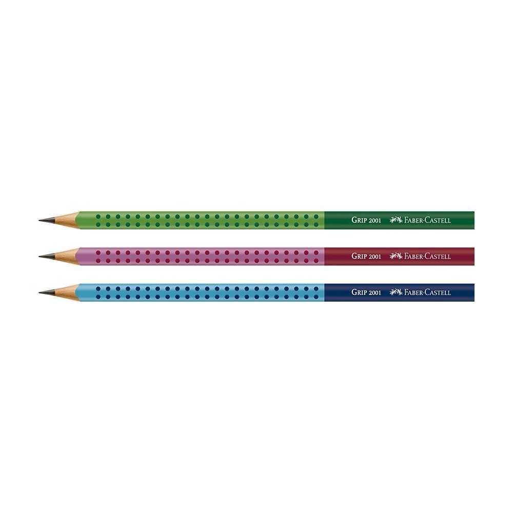 Lapis Grafite 2B Grip 2001 Two Tone Faber Castell