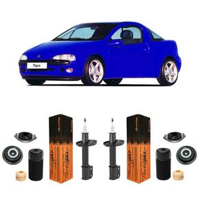 Kit 2 Amortecedor Com Kit Dianteiro Chevrolet Tigra 1997-99