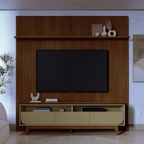 Rack com Painel para Tv até 75 Polegadas Luna Cumuru/Opala