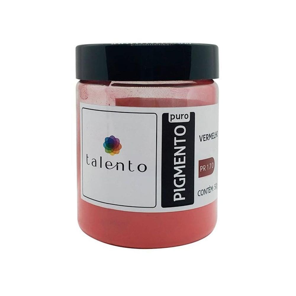 Pigmento Artistico Puro Talento Pr170 Vermelho 50G