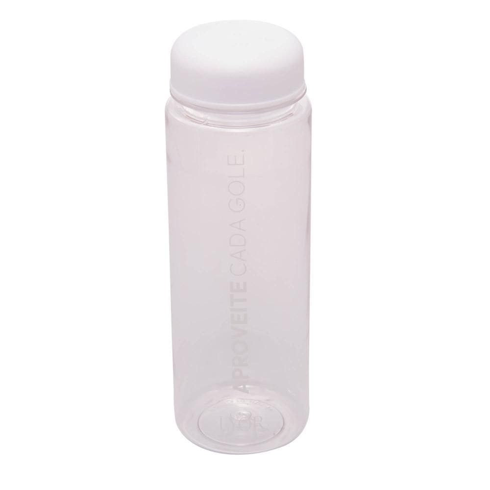 Garrafa Squeeze Translúcida Branca 520ml - Lyor