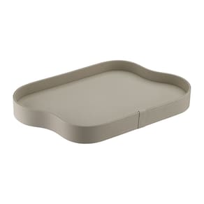 Bandeja Hara Orgânica Mavie Em Couro Ecológico 42x25x4,5 cm