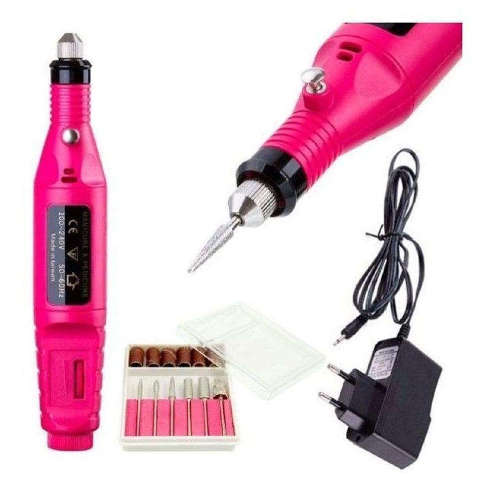 Lixadeira Unha Lixa Elétrica Profissional Bloco Motor Bivolt