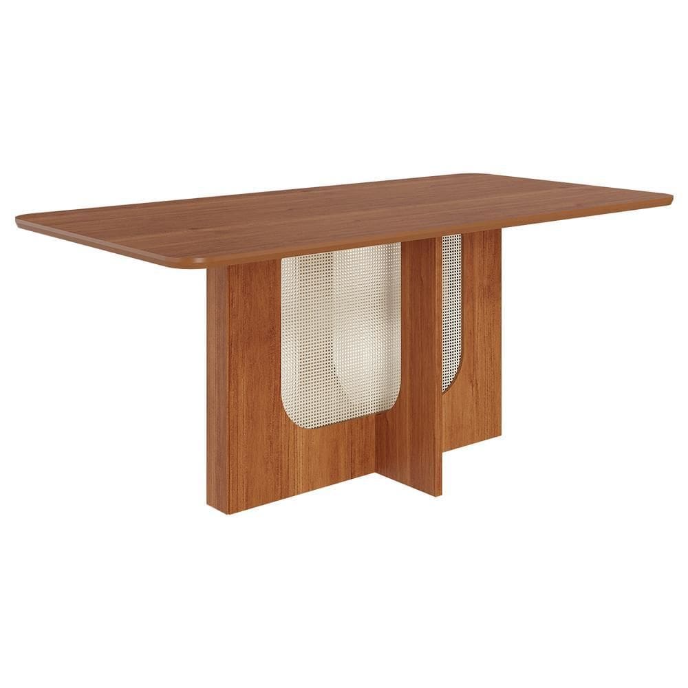 Mesa de Jantar Retangular Louise 180x90 com Tampo em MDF - Cimol Móveis