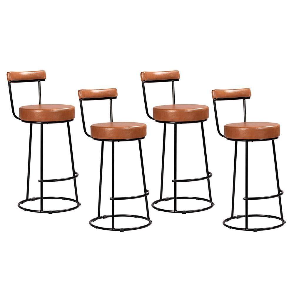 Kit 4 Banquetas Miami 96cm Couríssimo - Salaone