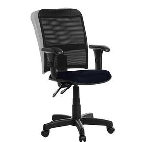 Cadeira Escritório Ergonômica Tela Com Braço Rcp Azul Escuro