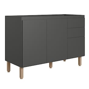 Balcão de Cozinha Acácia Touch 120cm sem Tampo - Nicioli