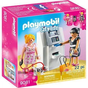 Caixa Eletrônico Playmobil da Sunny 9081 22 peças