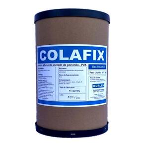 Cola PVA Branca Colafix 1102 Papel Papelão e Madeira 10Kg