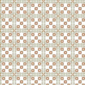 Papel De Parede Azulejo Flores Laranja Lavatório E Cozinha