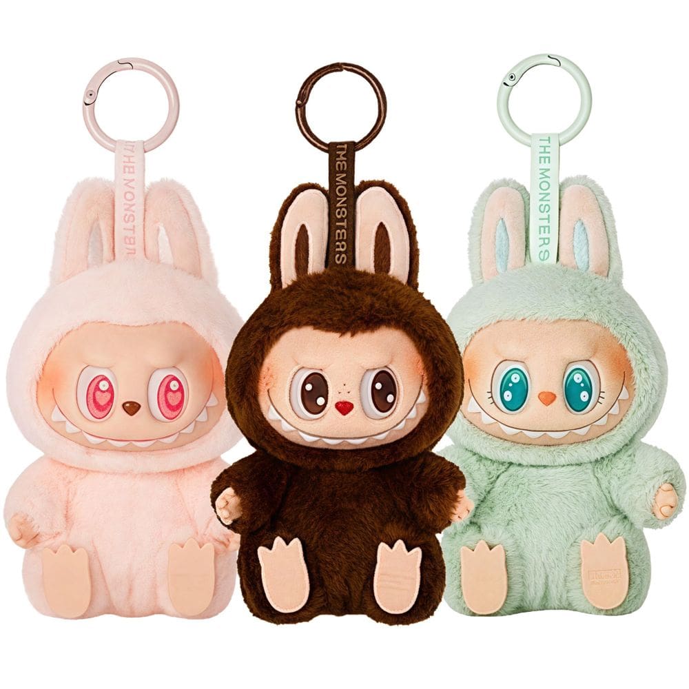 Chaveiro de pelúcia HQDZSZ Labubu para bolsas, chaves e mochilas