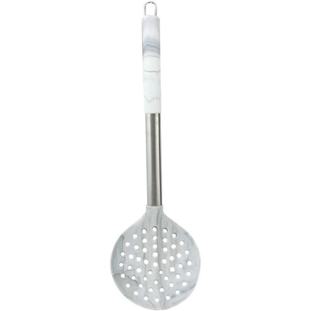 Escumadeira Silicone e Inox - Durável e Higiênica