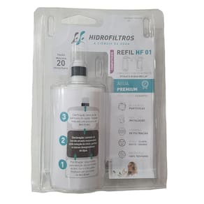 Kit 3 Refil Para Purificador Hf01 Hidrofiltros