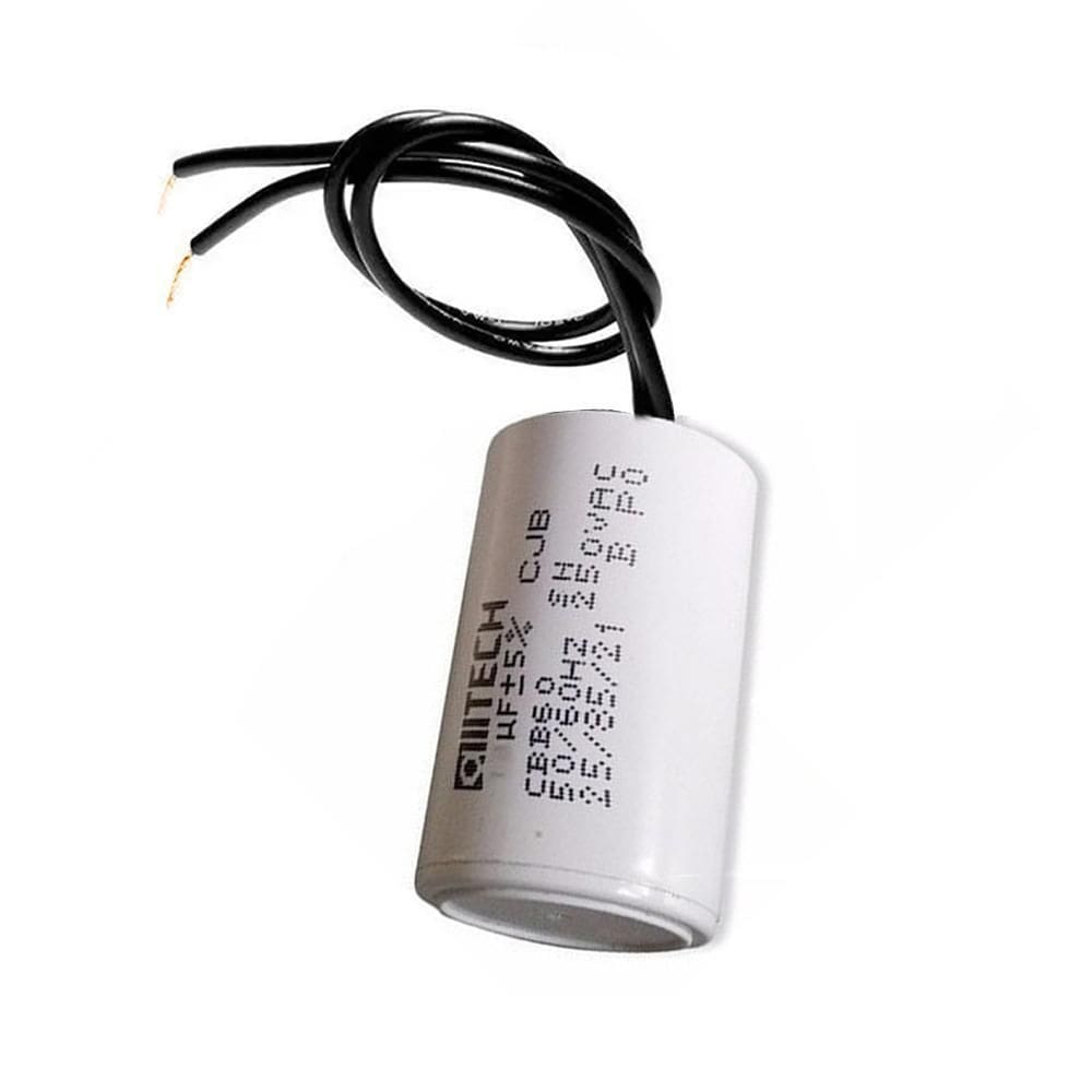 Capacitor Com 2 Fios Metalizados Para Motor 25Uf 250 Vac Mvm