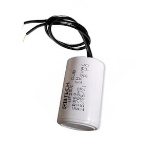 Capacitor Com 2 Fios Metalizados Para Motor 25Uf 250 Vac Mvm